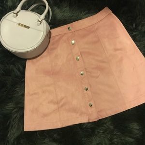 Kensie Faux Suede Skirt
